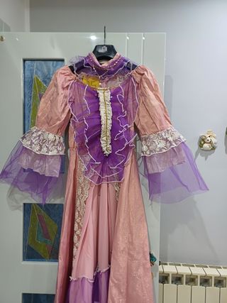 Vestito donna di dama rosa