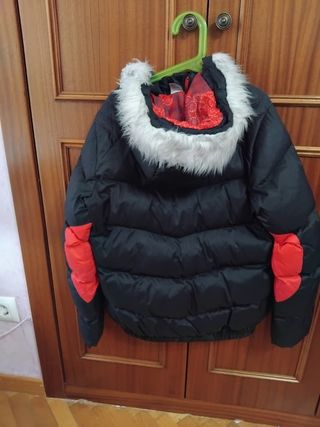 Cazadora plumas niña