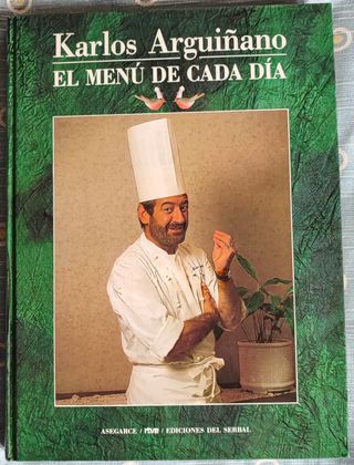 Libro "El Menú de cada día, 2", Arguiñano, oct 93