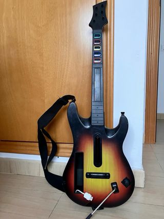 Consola Wii con Guitarra y mandos
