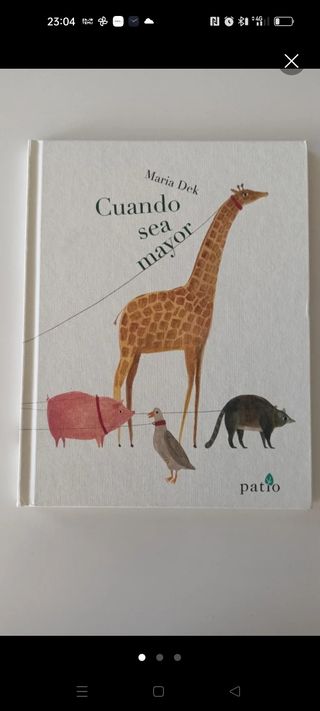 Cojín lactancia + libro cuando sea mayor
