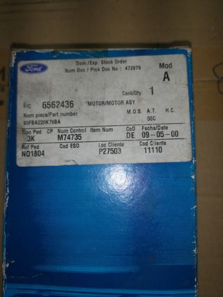 Cierre Ford Fiesta III