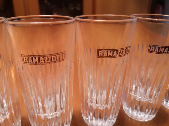 Set di 5 bicchierini Amaro Ramazzotti