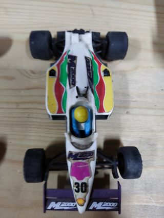 Transformador, mandos y coches excalextric