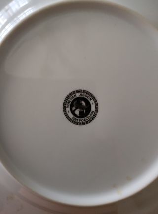 Platos porcelana inglesa