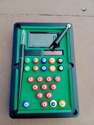 Calculadora de billar  vintage 1990 nueva