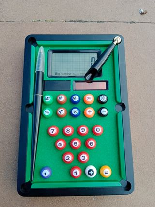 Calculadora de billar  vintage 1990 nueva