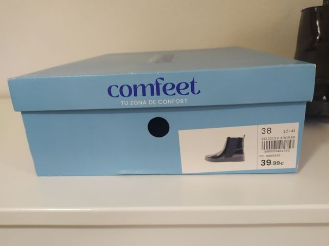 Botines negros charol