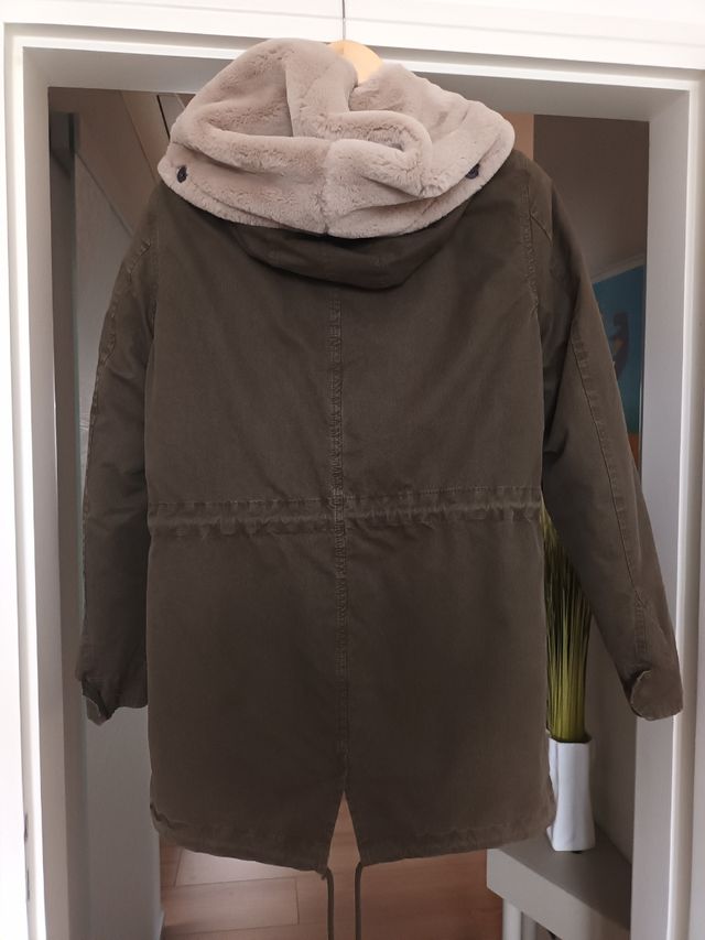 Parka unisex verde militare