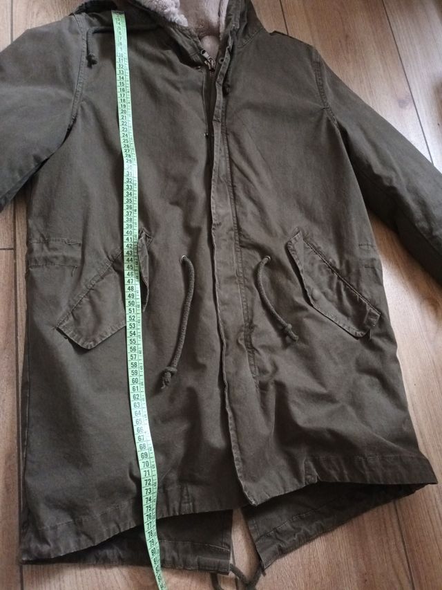 Parka unisex verde militare