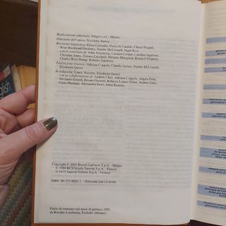 Dizionario italiano inglese