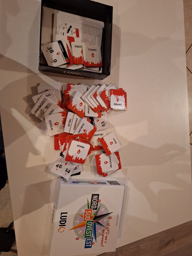 Gioco in scatola "Nord Sud Ovest Est"