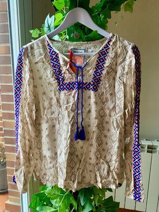 Top Boho Superdry Nuevo