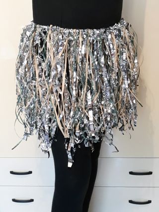 2 GONNE COSTUME CARNEVALE DONNA HAWAIANA SKIRT DIY