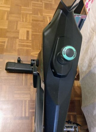 bicicleta estática.