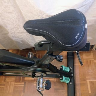 bicicleta estática.