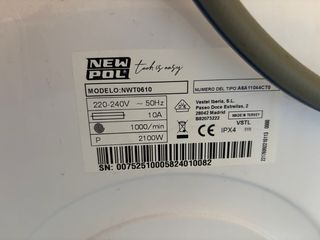 Lavadora 6kg