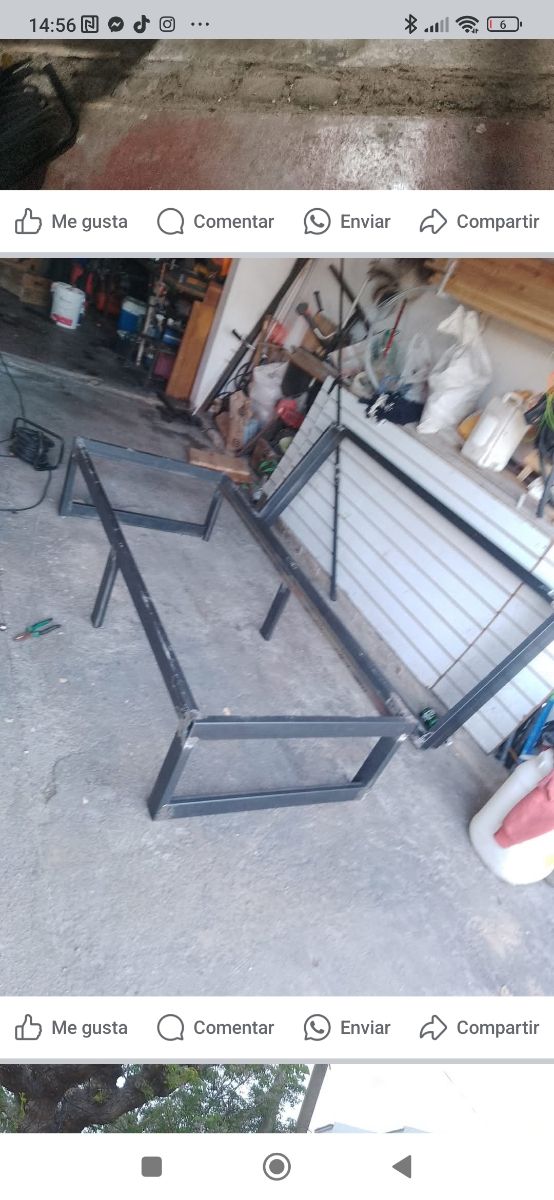 Camas de hierros y madera