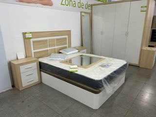 CANAPÉ + COLCHON ABATIBLE CAMA DORMITORIO NUEVO