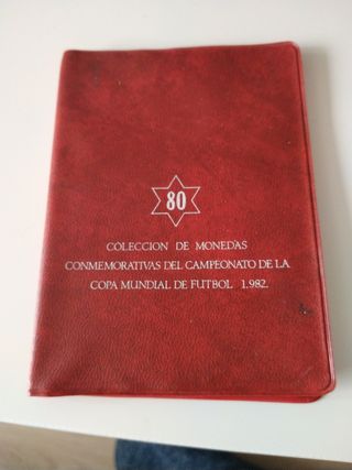 Set monedas mundial futbol 82