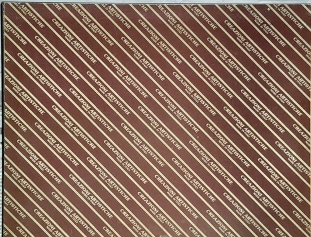 Cuadro de paisaje en relieve.