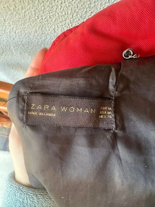 Chaqueta roja Zara Woman