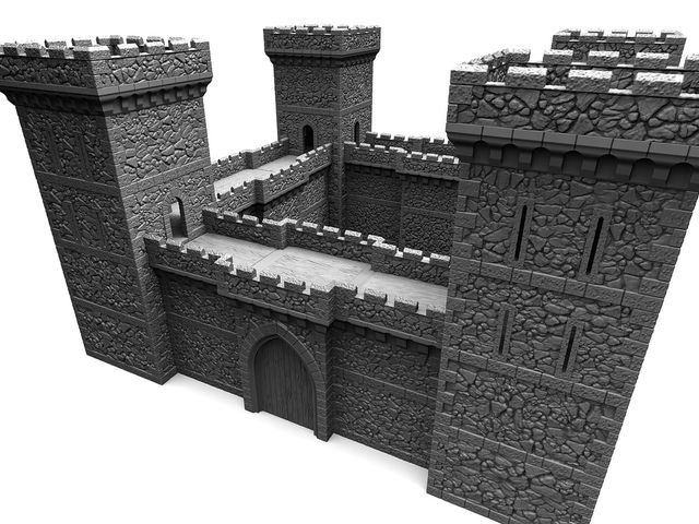 Castillo medieval prop juegos de mesa