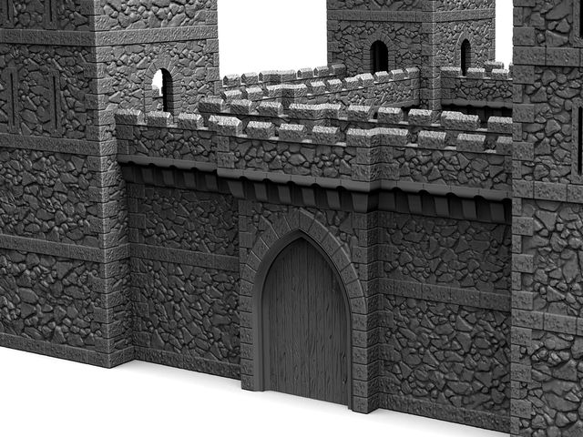 Castillo medieval prop juegos de mesa