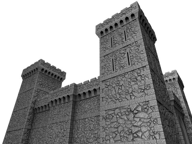 Castillo medieval prop juegos de mesa