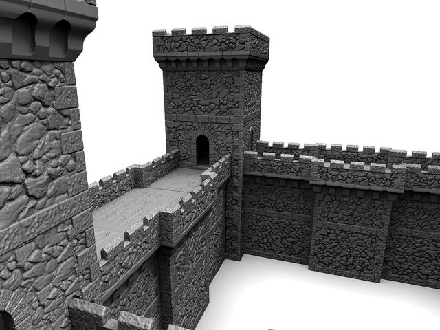Castillo medieval prop juegos de mesa
