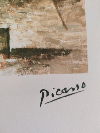 Preciosa litografia de Picasso ed.limit.