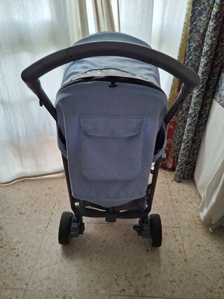 Sillita ligera bebecar celeste y gris