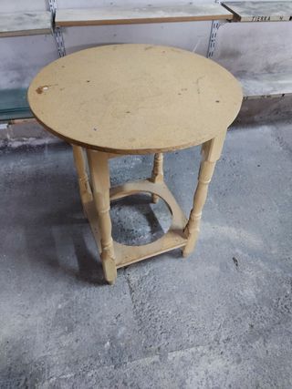 Mesa redonda madera