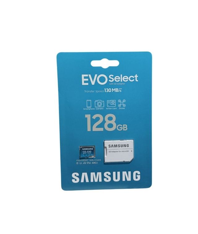 Cartão microSD Samsung EVO Select 128gb, pré-fabricado