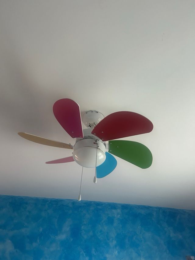 Lampara infantil de aspas