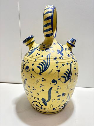 BOTIJO DE CERAMICA ARTESANAL J.V.DOMINGO