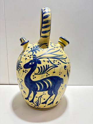 BOTIJO DE CERAMICA ARTESANAL J.V.DOMINGO