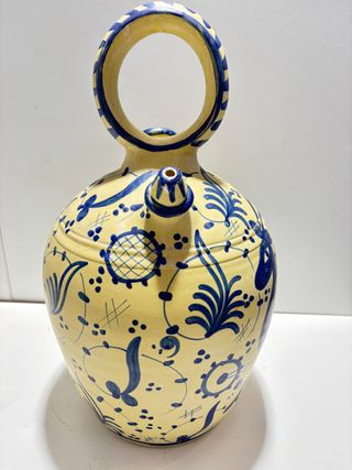 BOTIJO DE CERAMICA ARTESANAL J.V.DOMINGO