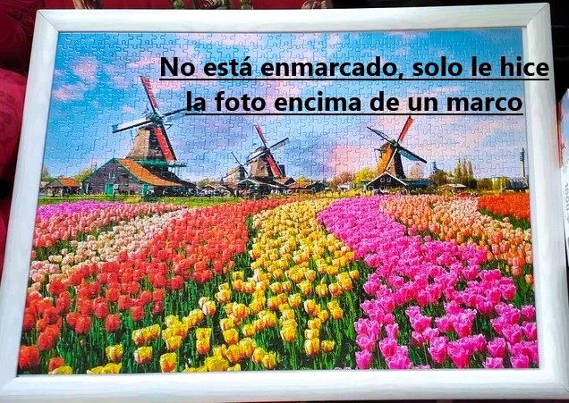 Puzzle Zaanse Schans (Holanda) 1000 piezas complet