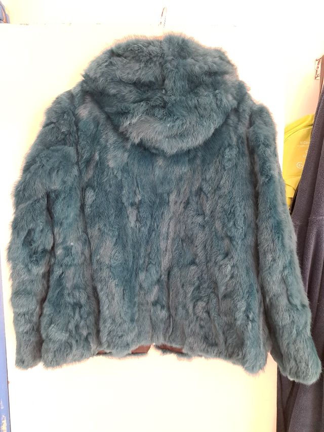 Chaqueta de piel de conejo