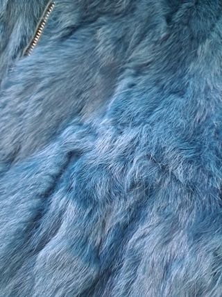 Chaqueta de piel de conejo