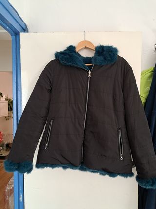 Chaqueta de piel de conejo