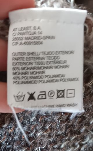 Jersey vestido mohair Hoss
