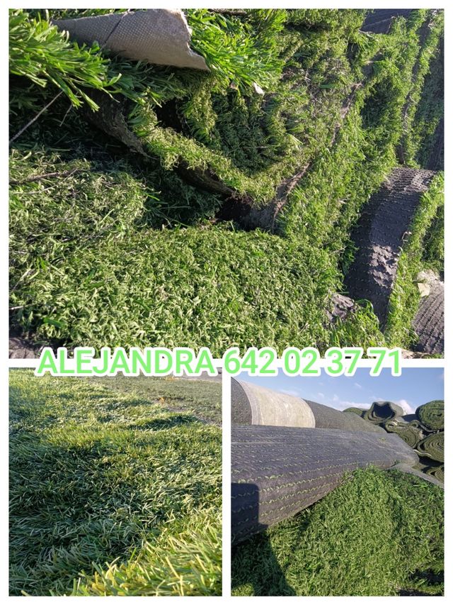 Césped artificial reciclado