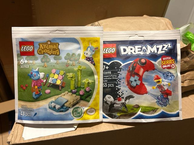 2 SACCHETTI DI PLASTICA LEGO