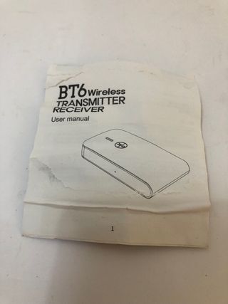 RECEPTOR/TRANSMISOR WIRELESS BLUETOOTH