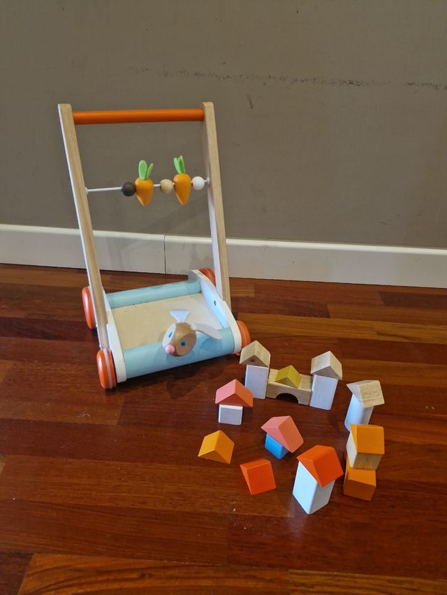 Correpasillos y bloques madera