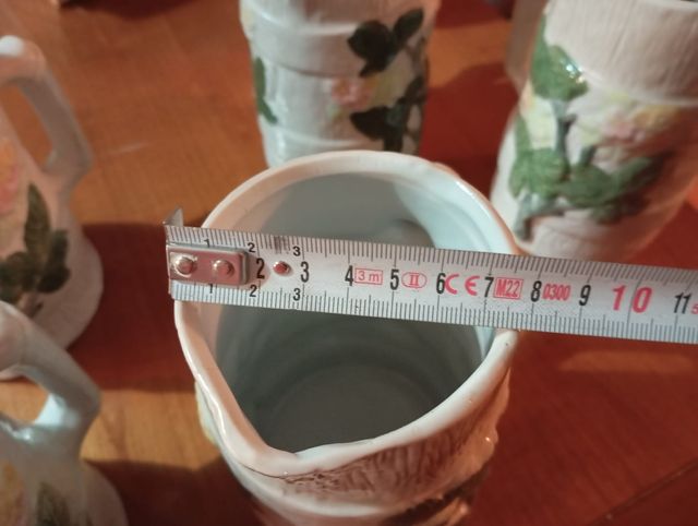 Jarras grandes pintadas a mano