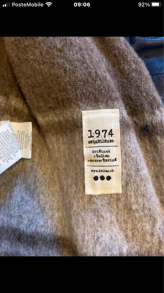 Giubotto donna doppio petto in pelle