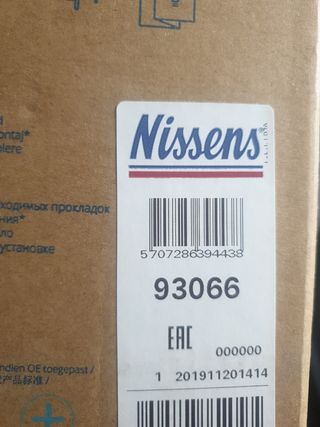 Turbo Nissens 93066 Land cruiser KZJ90